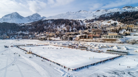 Construction work begins apace for Snow Polo World Cup St. Moritz 2025