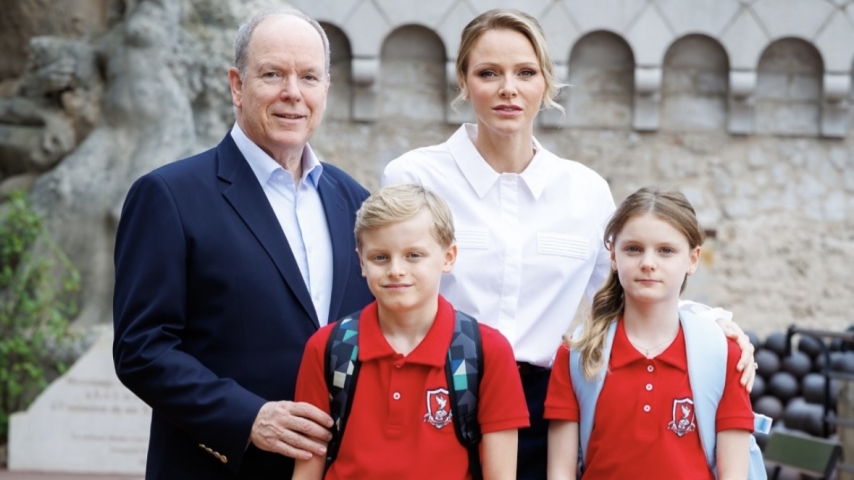 Monaco’s Young Royals Return to School, Marking the Start of a New Academic Year
