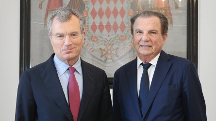 Monaco’s Minister of State Meets Monaco Economic Board President Michel Dotta