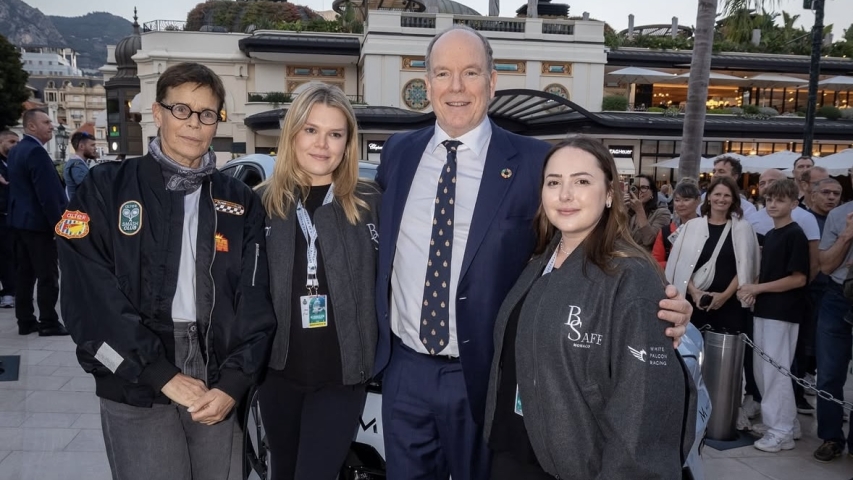 Monaco Royals Champion Electric Mobility at E-Rally Departure