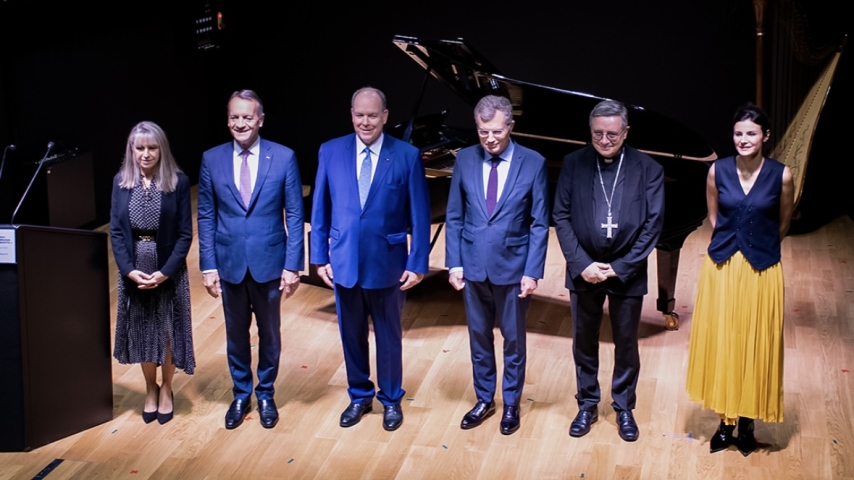 Prince Albert II Opens Renovated Auditorium in Monaco, Honoring Monegasque Composer