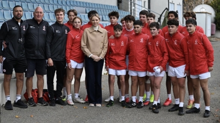 Princess Charlene of Monaco Visits Georgia’s Rising Rugby Stars