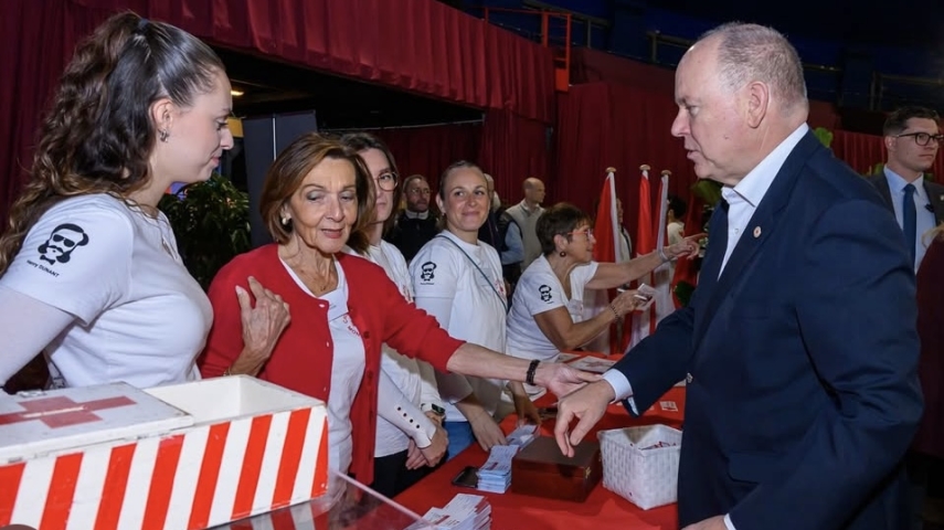 Monaco’s Royal Family Supports Red Cross Fund-Raiser in Fontvieille