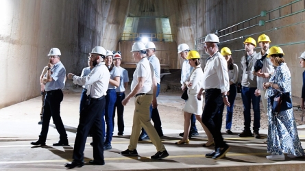 Prince Albert II of Monaco Tours Itaipu Hydroelectric Dam on Official Visit to Paraguay