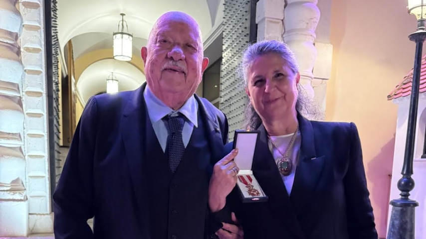 Anna Maria Benedetti Gaglio Honored with Monaco’s Order of Saint-Charles