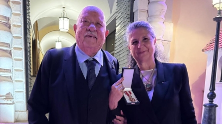 Anna Maria Benedetti Gaglio Honored with Monaco’s Order of Saint-Charles