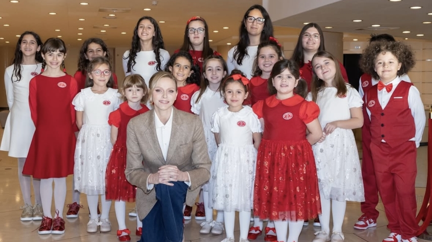 Princess Charlene Attends ‘Noël de Frankie’ Charity Show in Monaco