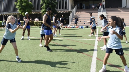 Monaco Rugby Team Trains Dubai Students Ahead of Tournament