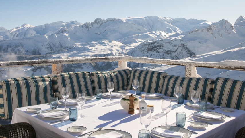 Bagatelle Courchevel Reopens, Blending Alpine Glamour and Mediterranean Flavors