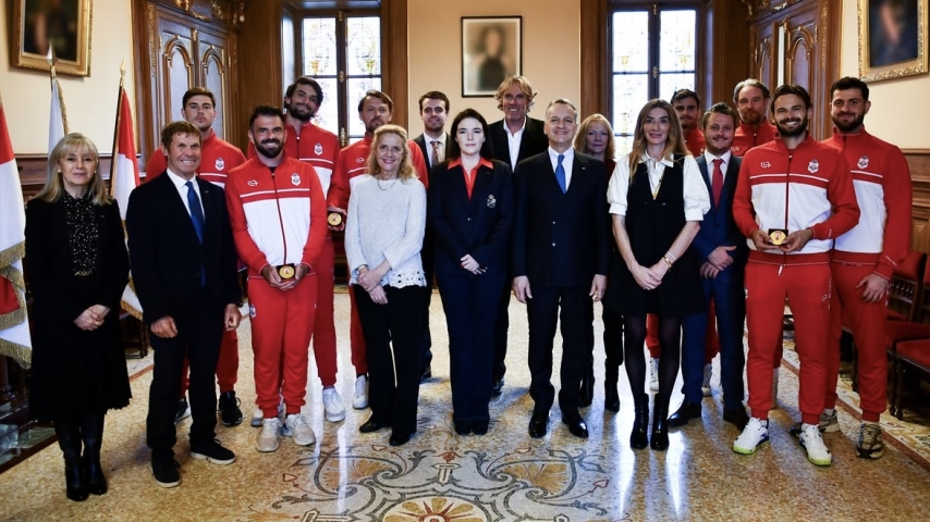 Monaco Honors Tennis Stars in Ceremonial Reception