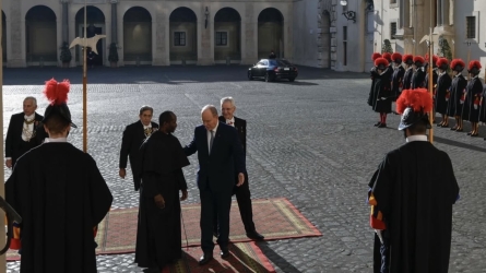 Prince Albert II of Monaco Meets Pope Leo XIV at the Vatican