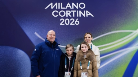 Monaco’s Princely Family Attends Women’s Curling at the Milano Cortina 2026 Winter Games