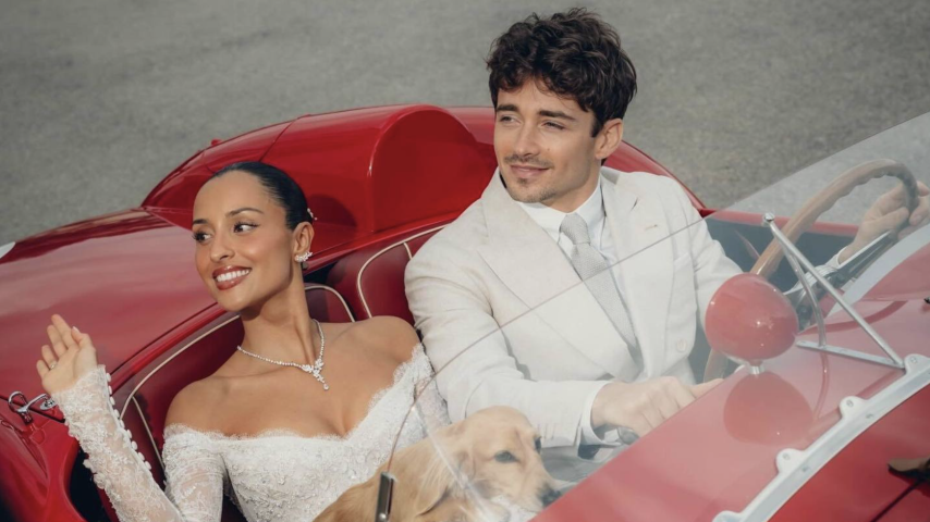 Charles Leclerc Celebrates His Civil Wedding in Monaco