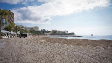 Monaco Prepares Larvotto Beach for Summer Season With Annual Reprofiling Work