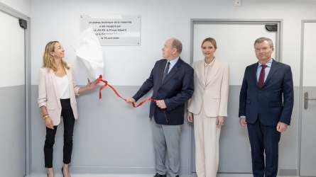 Monaco’s Princely Couple Inaugurates Modernized Maternity Wing at CHPG