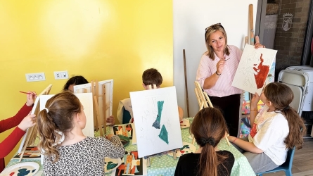 In Monaco, a Children’s Painting Workshop Draws Inspiration From Picasso