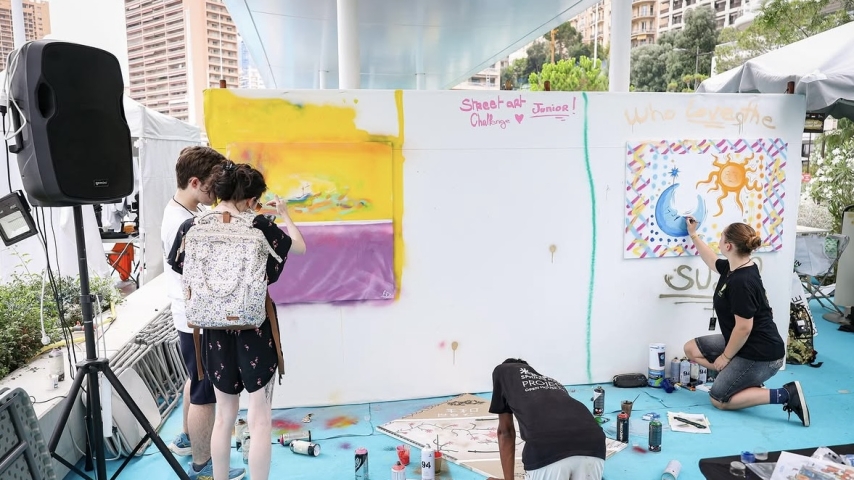 Canvas by the Sea: Monaco’s Youth Take on the Street Art Challenge Junior