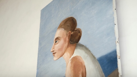 Monégasque Artist Danièle Lorenzi-Scotto Donates Painting to the Town Hall of Monaco