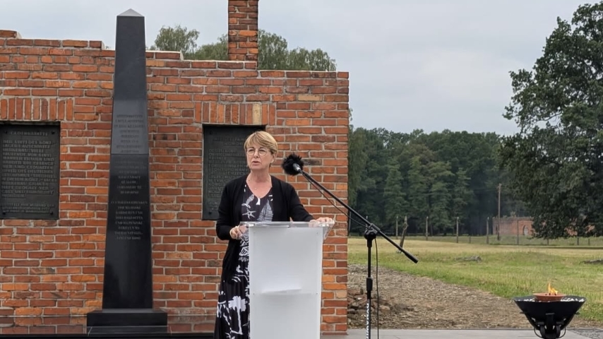 At Auschwitz, a Monégasque Voice Calls for Protecting Democratic Values
