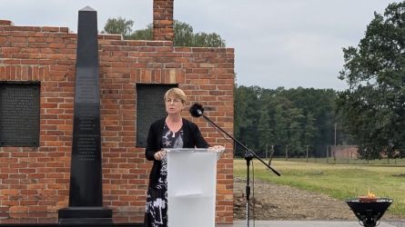 At Auschwitz, a Monégasque Voice Calls for Protecting Democratic Values