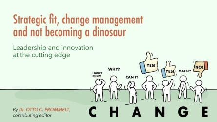 Strategic fit, change management and not becoming a dinosaur
