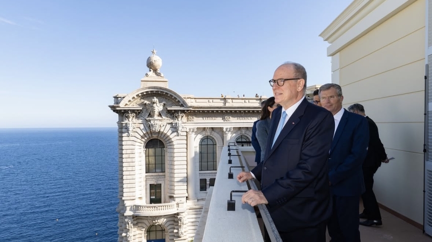 Prince Albert II Tours the Newly Renovated Lycée Albert Ier Ahead of School Year
