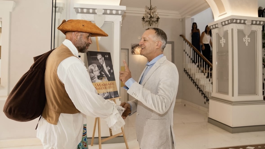 Monaco Mayor and Municipal Council Welcome Le Pirate Blanc for Charity Donation Handover