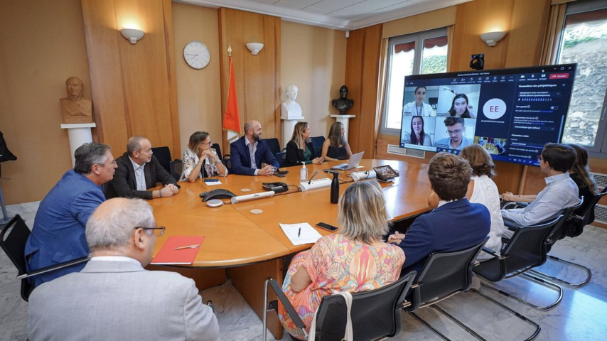Annual Meeting on Monaco's Healthcare Future: Minister Robino Engages with Students