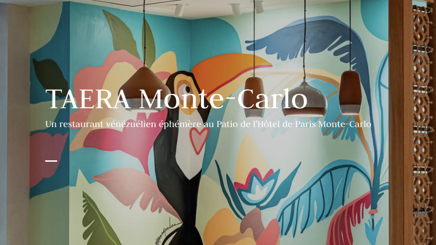 TAERA Monte-Carlo: A Gastronomic Odyssey in the Heart of Venezuela