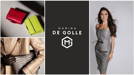 Marina De Golle - all types of fashion with crocodile leather