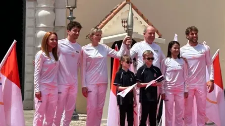 Enthusiastic Crowds Celebrate Historic Olympic Flame Journey Through Monaco