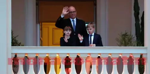 Prince Albert II and the Princely Twins Attend 