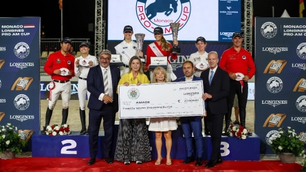Princess Caroline Makes a Notable Appearance at the Monte-Carlo Jumping for Her AMADE Association