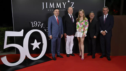 Jimmy'z 50th Anniversary with Prince Albert II and Charles Leclerc