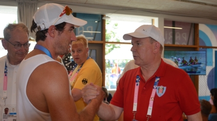 Monaco’s Historic Moment at Paris 2024: Prince Albert II and Family Attend Rowing Event