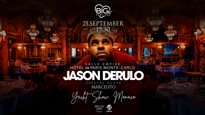 The Big Art Festival Returns to Monaco: Jason Derulo Headlines During Monaco Yacht Show